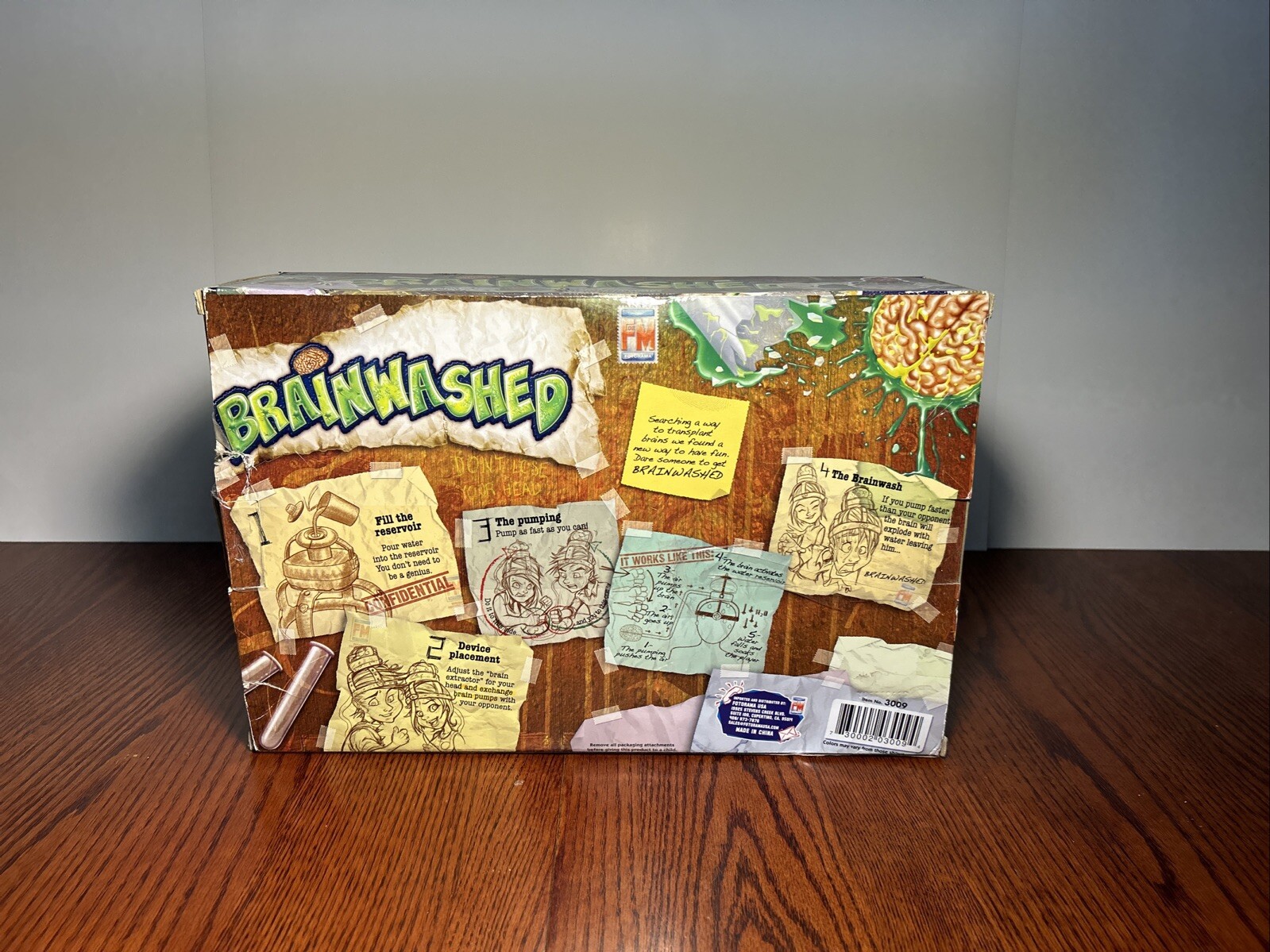 Fotorama Rare, Vtg. Brainwashed Skill And Action Game, Complete