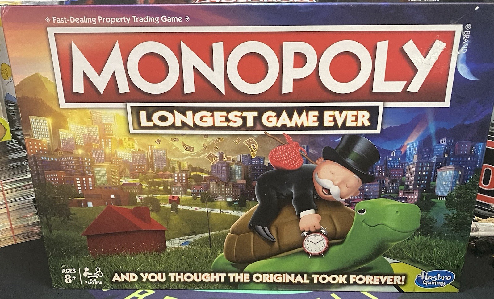 2019 Hasbro: Monopoly- Longest Game Ever Great Condition Complete Rare