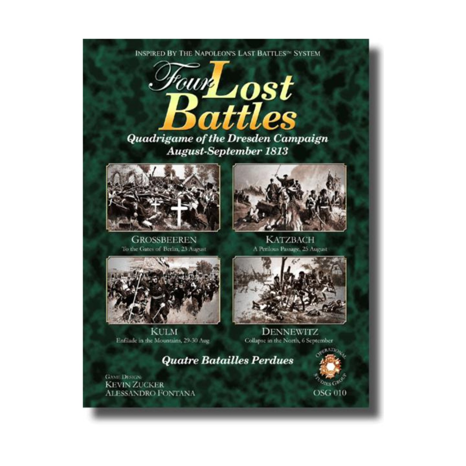 OSG Wargame Four Lost Battles (1st Ed) Box VG+/NM
