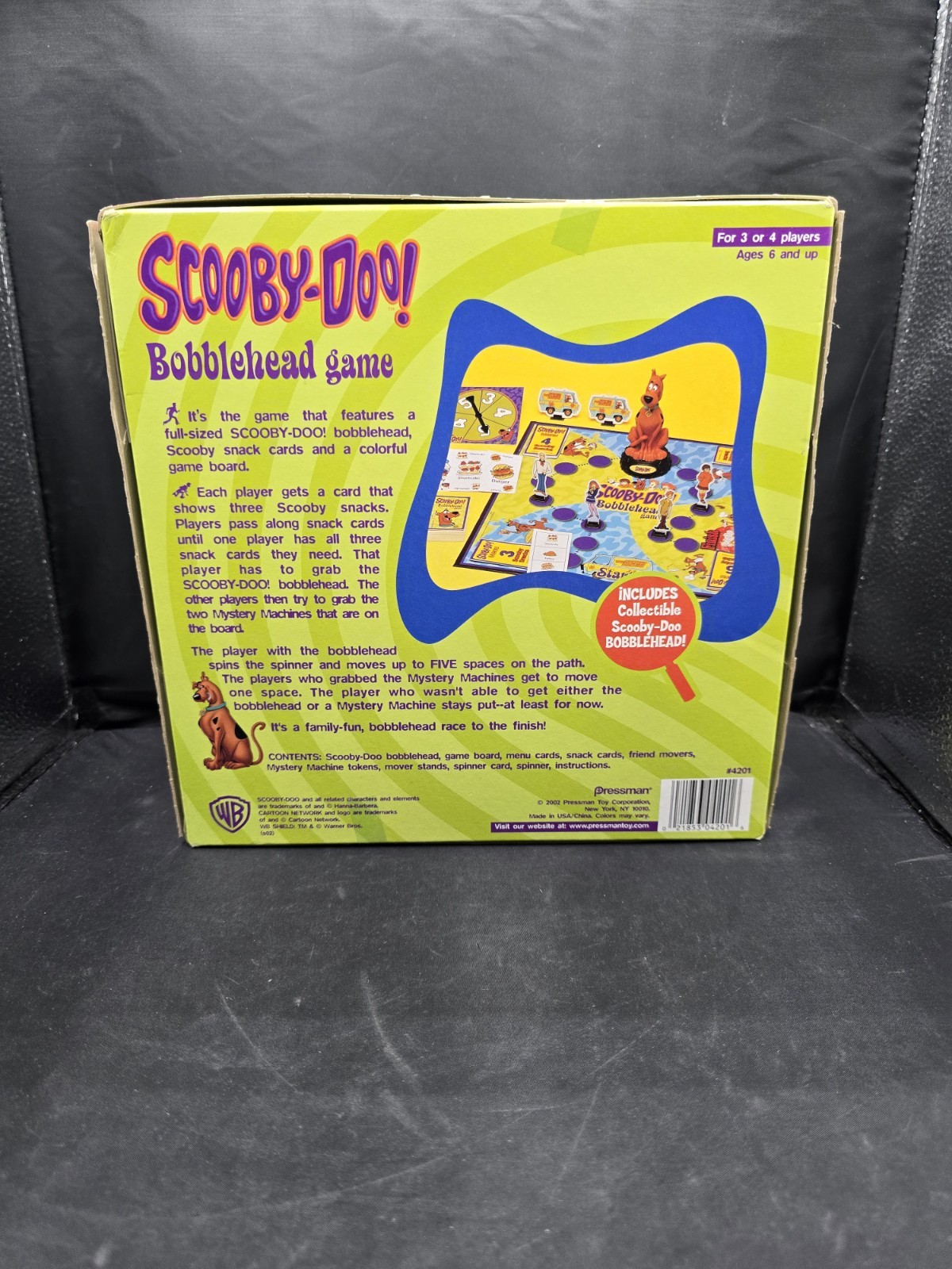 2002 Scooby-Doo Bobblehead Game Pressman Cartoon Network BRAND NEW