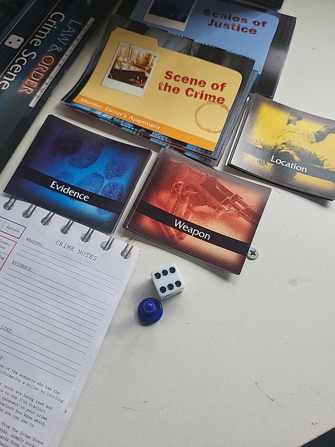 Law & Order Detective Game First player to identify the subject wins ShipsFree