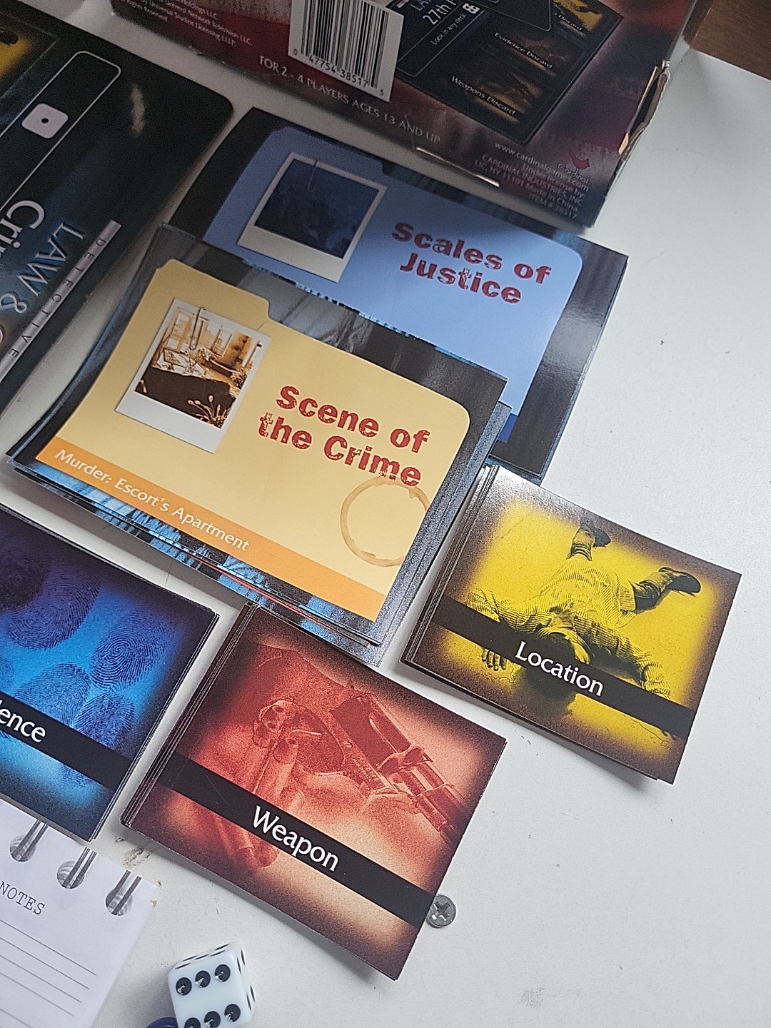 Law & Order Detective Game First player to identify the subject wins ShipsFree