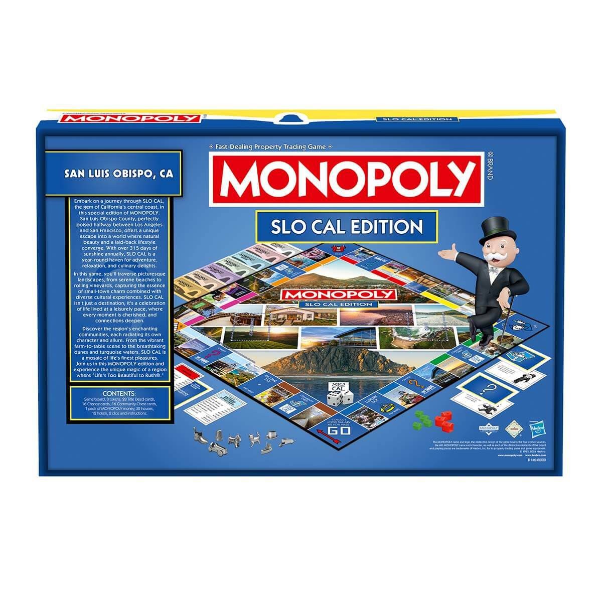 SLO CAL, CA Monopoly Board Game
