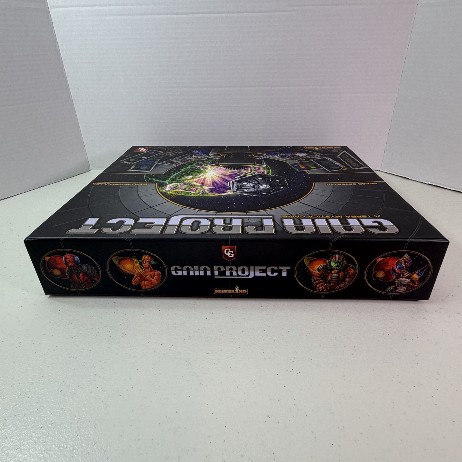 Gaia Project Board Game w/Folded Space Insert & Sleeved Cards COMPLETE