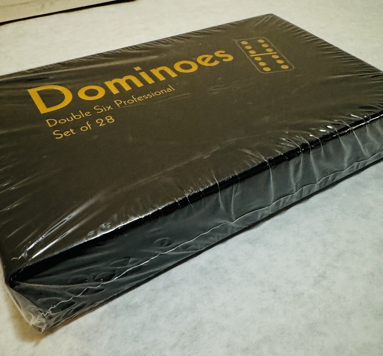 Dominoes Double 6 Six Professional Size Ivory Color Tile