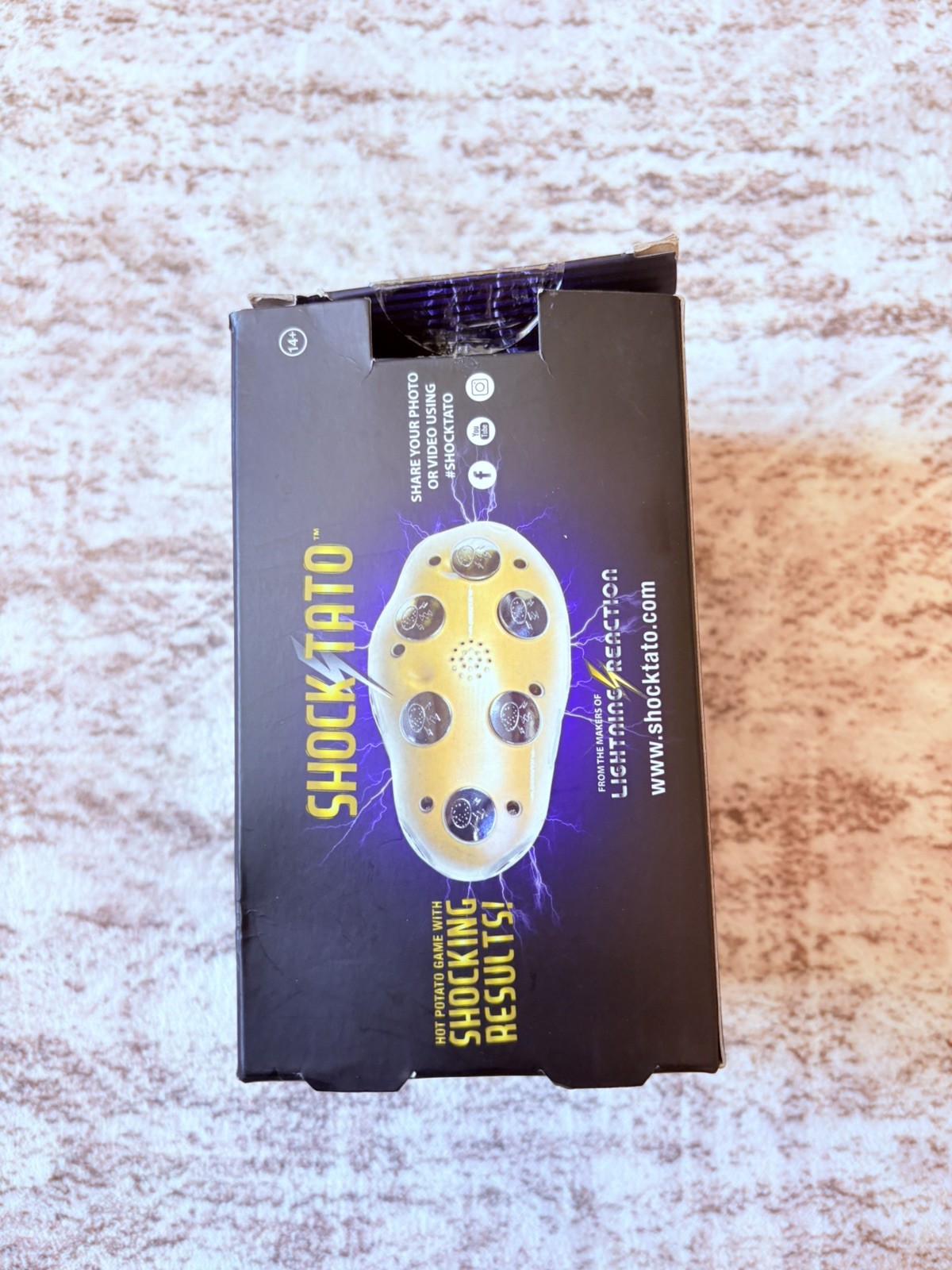 Shocktato Party Game Lightning Reaction Shocking Potato Tested