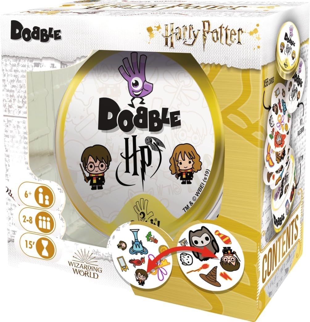 Asmodee Harry Potter Dobble Card Game – Ages 6+ (2-8 Players) – NEW