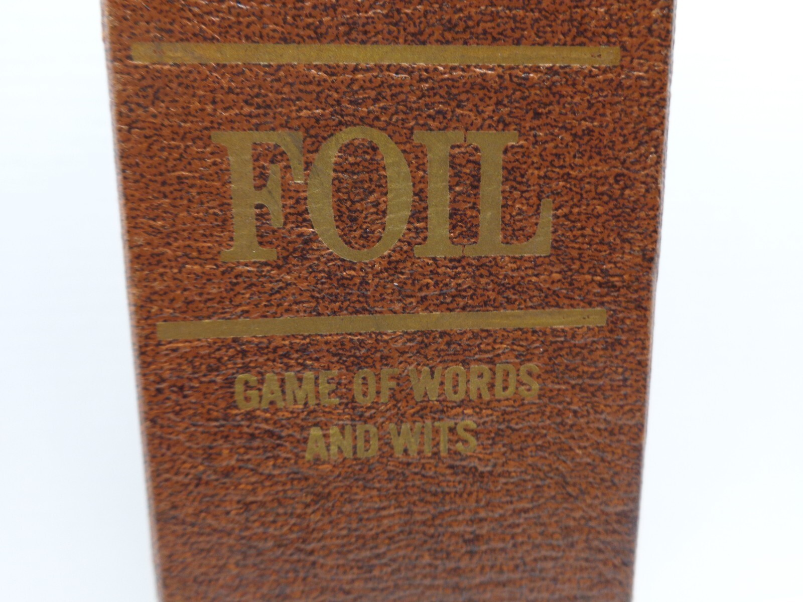 Foil, Game of Words and Wits, 1968 Vintage 3M Bookshelf Games