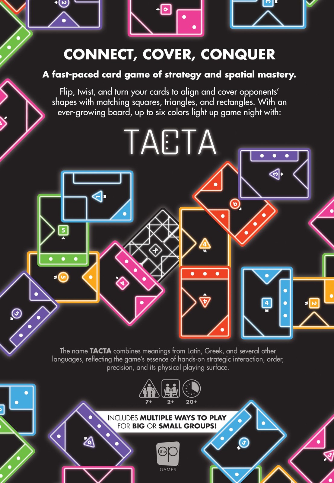 USAopoly Tacta Strategy Card Game – Abstract Tactical Play for Ages 7+