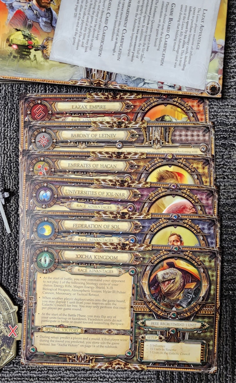 Twilight Imperium Rex Final Days of an Empire Board Game Complete Fantasy Flight