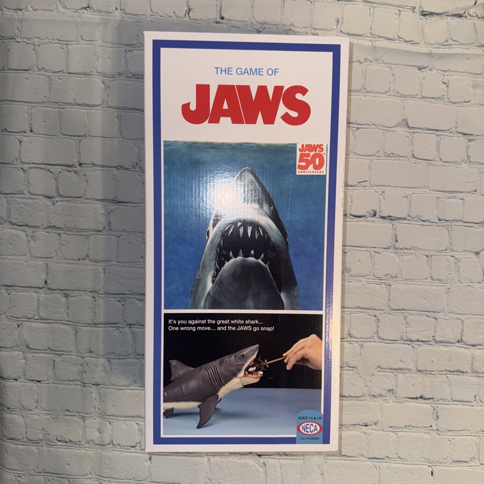 NECA The Game Of Jaws 50th Anniversary Game movie Action Figure RARE NEW