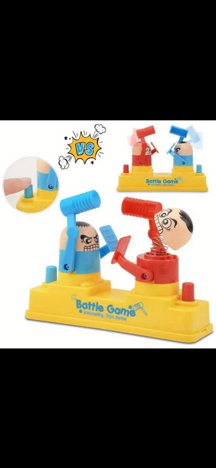 Fun Prank Battle Toys for Kids Interactive Parent-Child Board Games Lot of 2 NEW