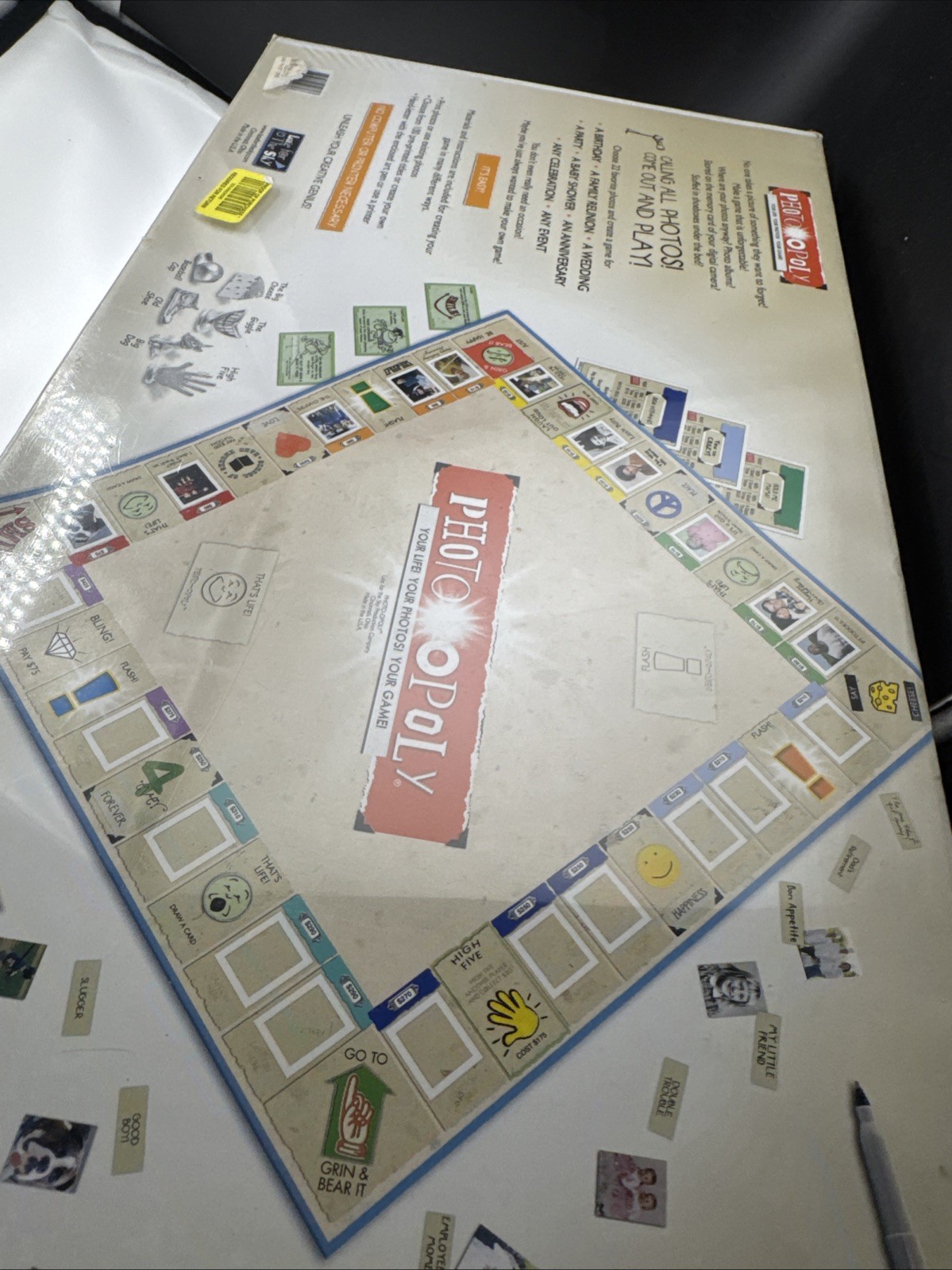 Late for the Sky PHOTO OPOLY PHOTOPOLY CREATE YOUR OWN Monopoly Board Game 📦