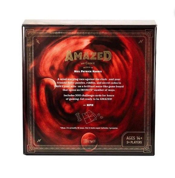 AMAZED The Game Neil Patrick Harris Theory11 NEW SEALED Puzzles Riddles Strategy