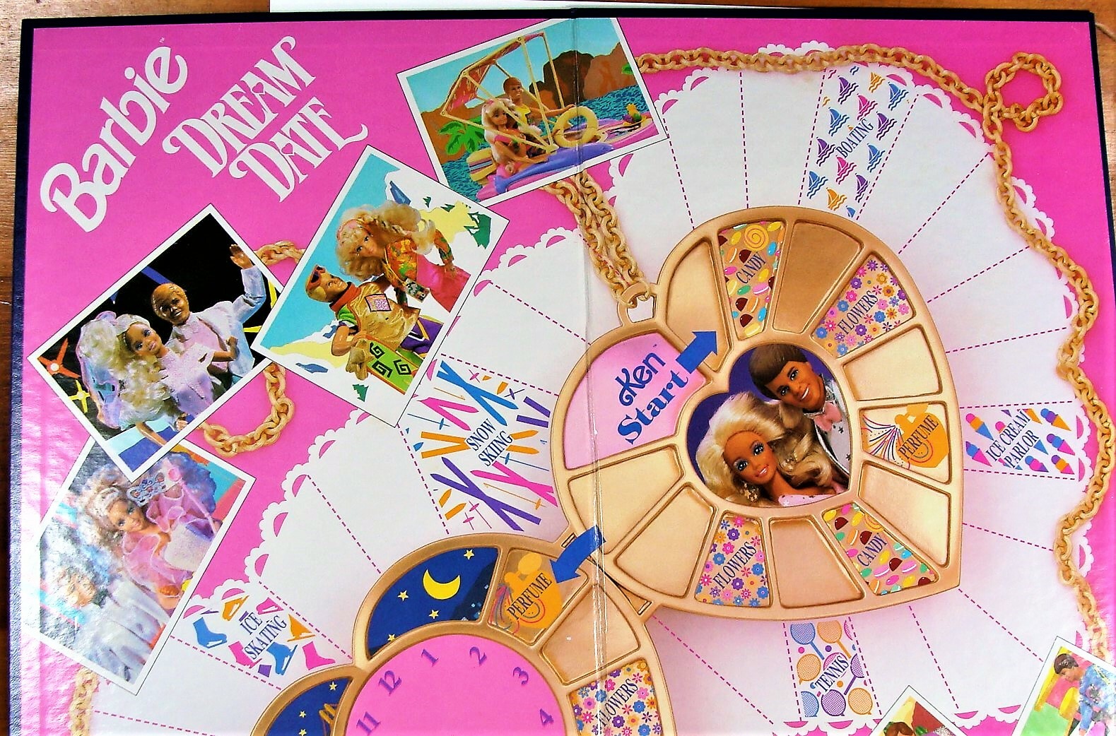 Vtg 1992 Barbie Dream Date Game Almost Complete or Parts Very Good Condition
