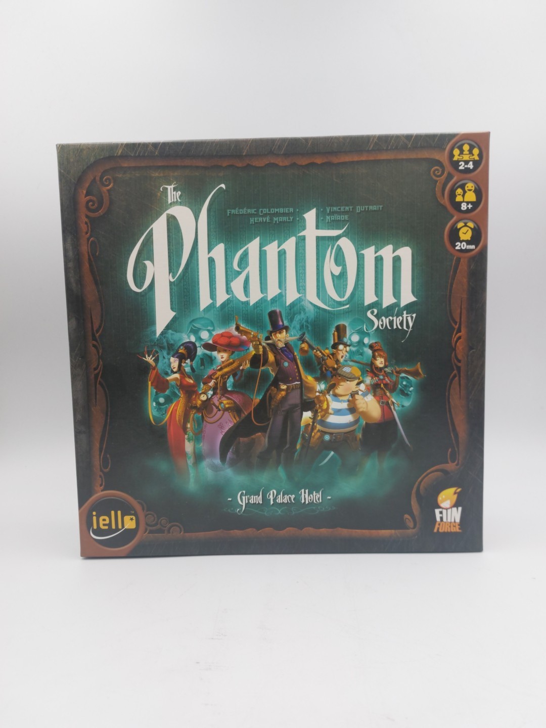 The Phantom Society Board Game(2017) Iello & Fun Forge Complete Used