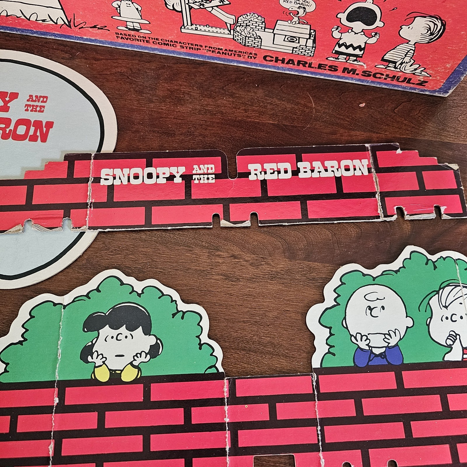 1970 Milton Bradley Snoopy and the Red Baron Skill and Action Game