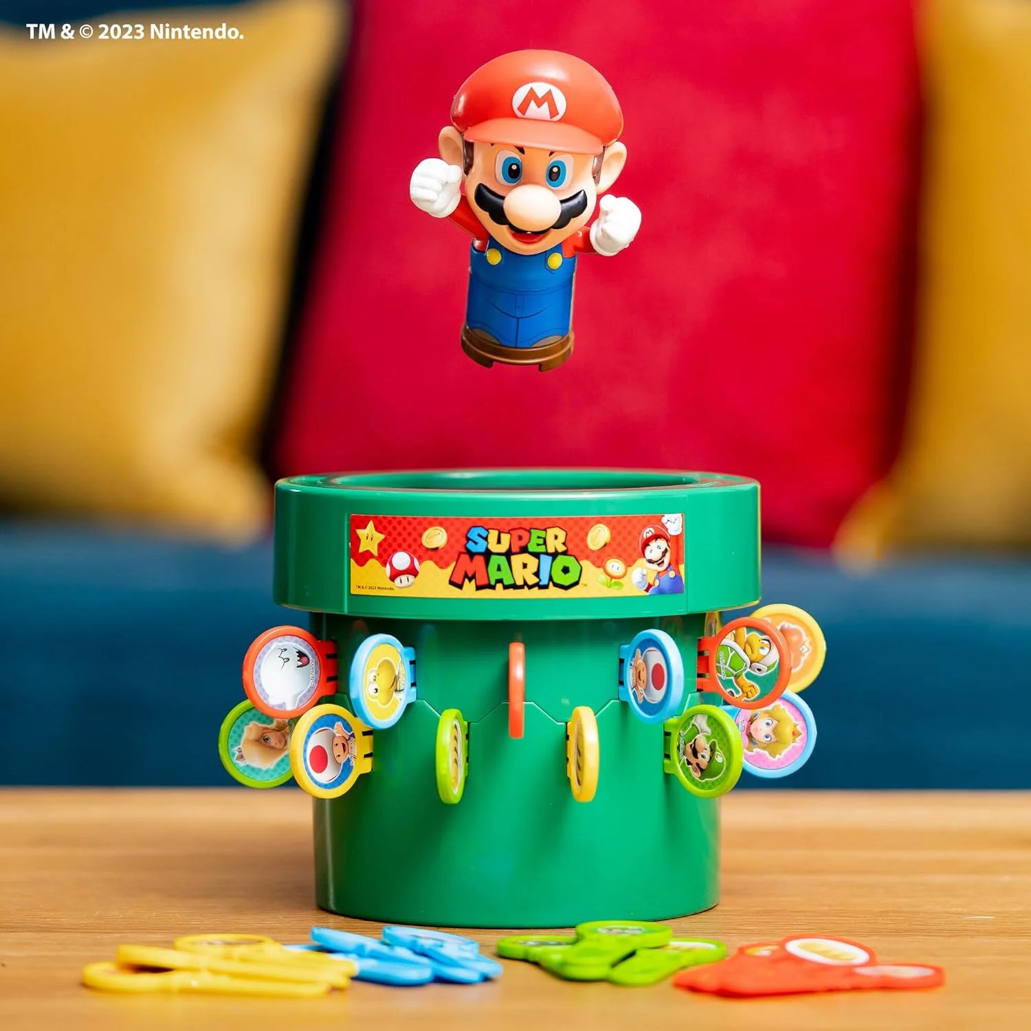 TOMY Pop Up Super Mario Game – Activities for Indoor Recess or Family Game Night