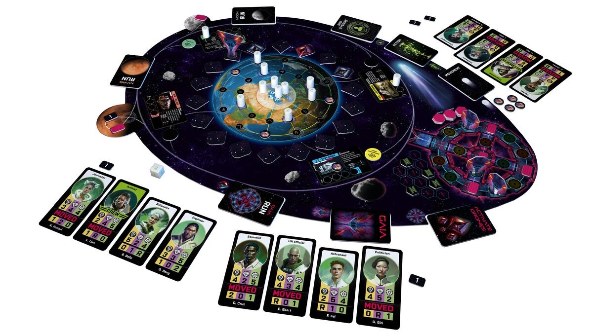 Escape Run Project Gaia Tactic Games Family Game Board Game Dice Game Puzzles