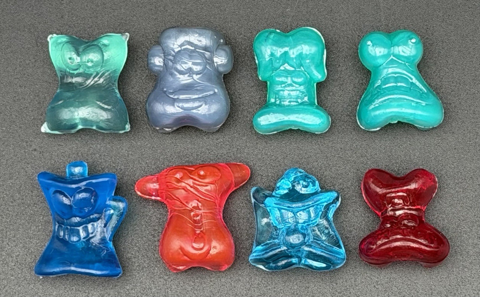 Lot 8 Classic Hielocos Coca-Cola Series 1 Crazy Bones Brazil 1990s