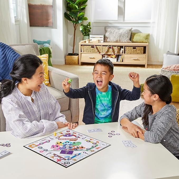 Monopoly Junior Board Game, 2-Sided Gameboard, 2 Games in 1, BRAND NEW