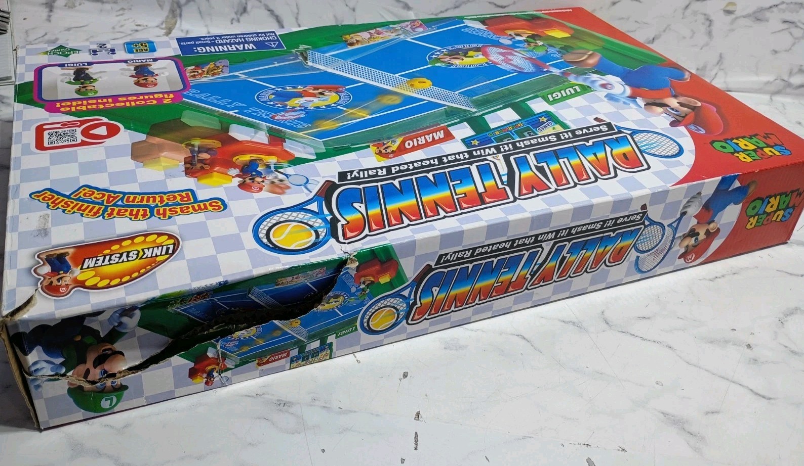 EPOCH Super Mario Rally Tennis board game NEW