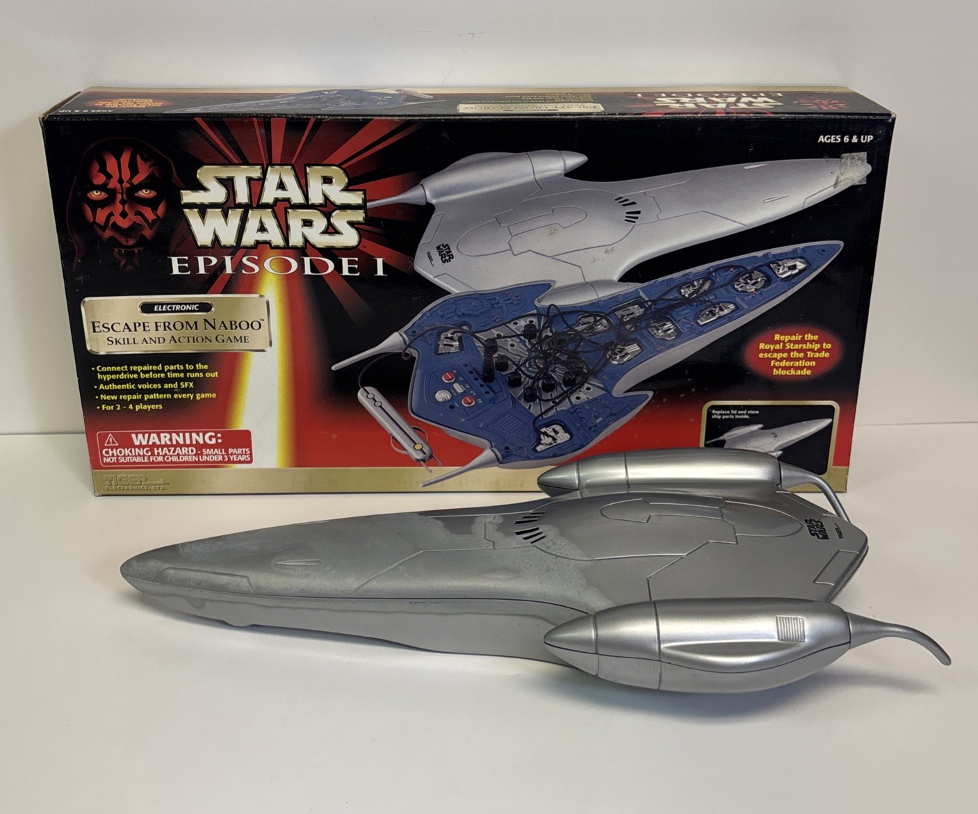 1999 Star Wars Episode 1 “Escape from Naboo” Electronic Skill and Action Game