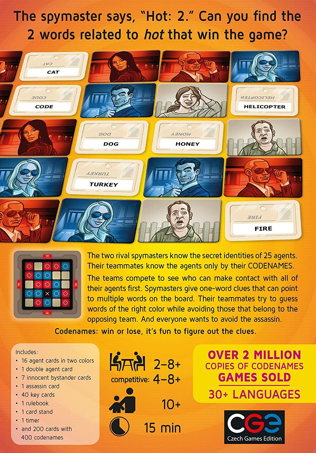 Codenames – Czech Games Edition Board Game. NEW Sealed.