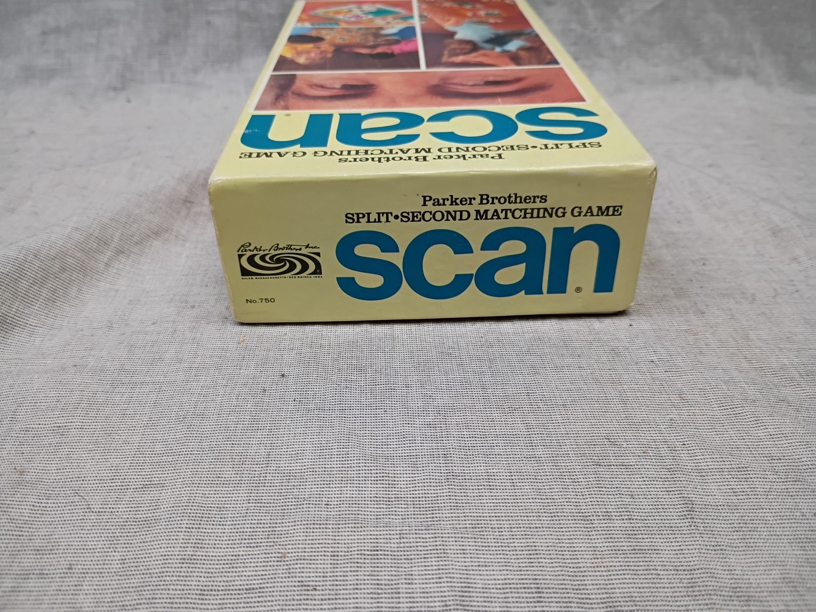 SCAN Parker Brothers 1970 Vintage Matching Card Game Complete in Original Box