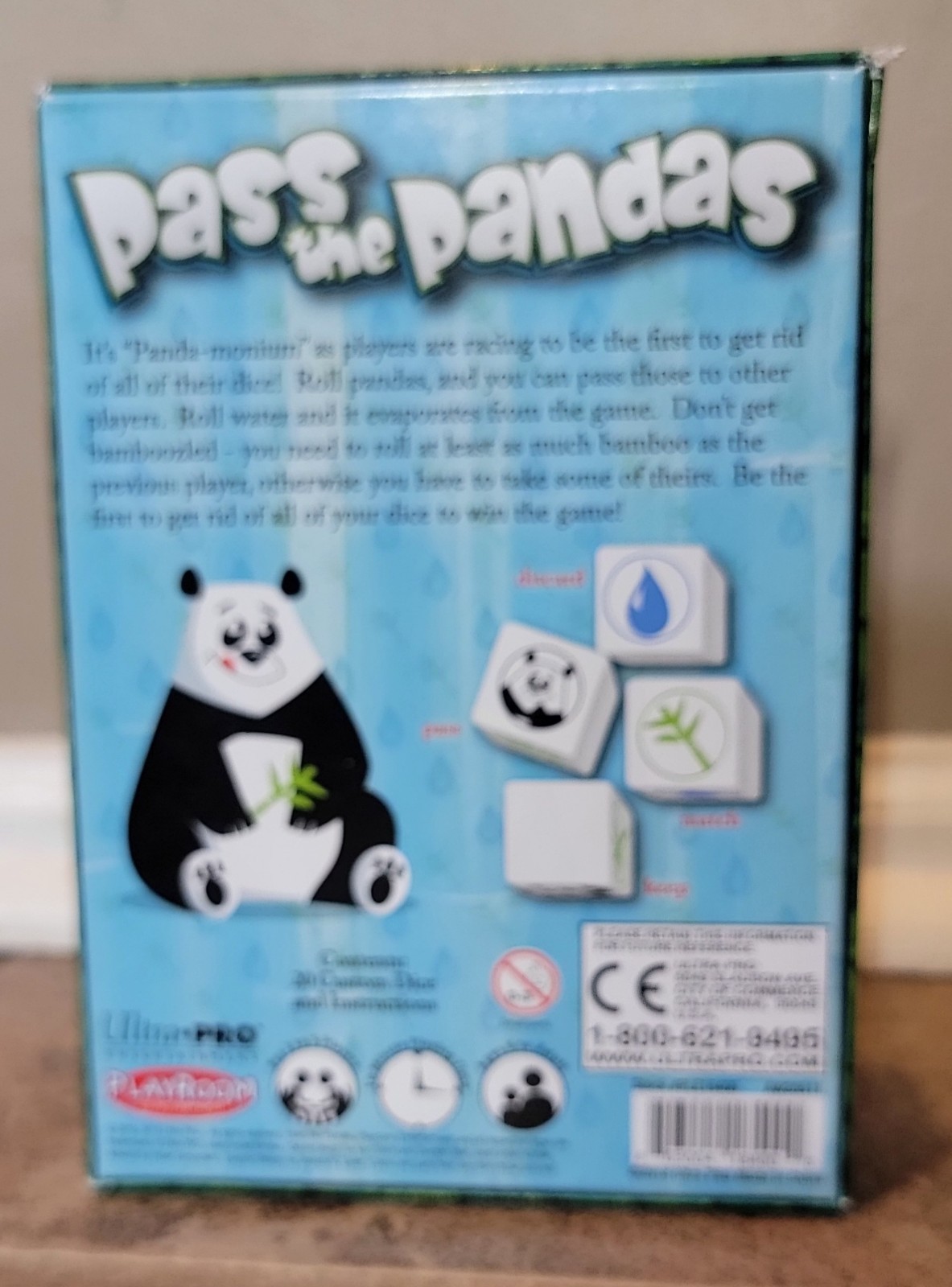 PASS THE PANDAS dice game – Ultra Pro 2018 – COMPLETE