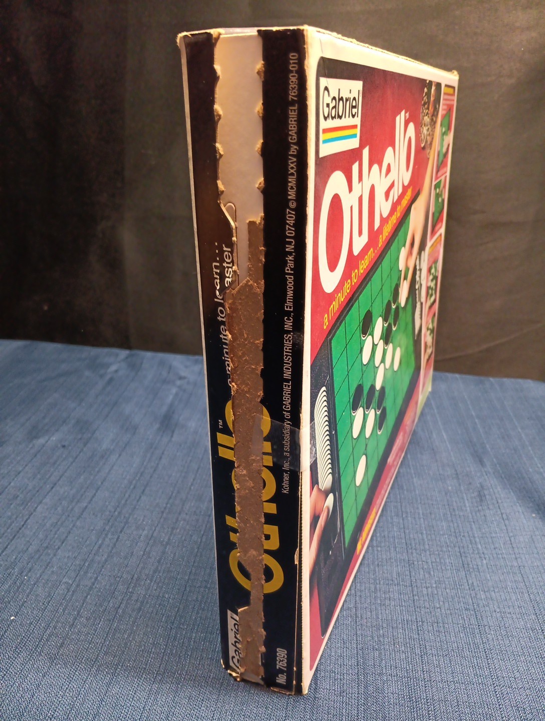 Rare New!! Vintage Othello Board Game Gabriel Complete Unused Sealed Chips 1977