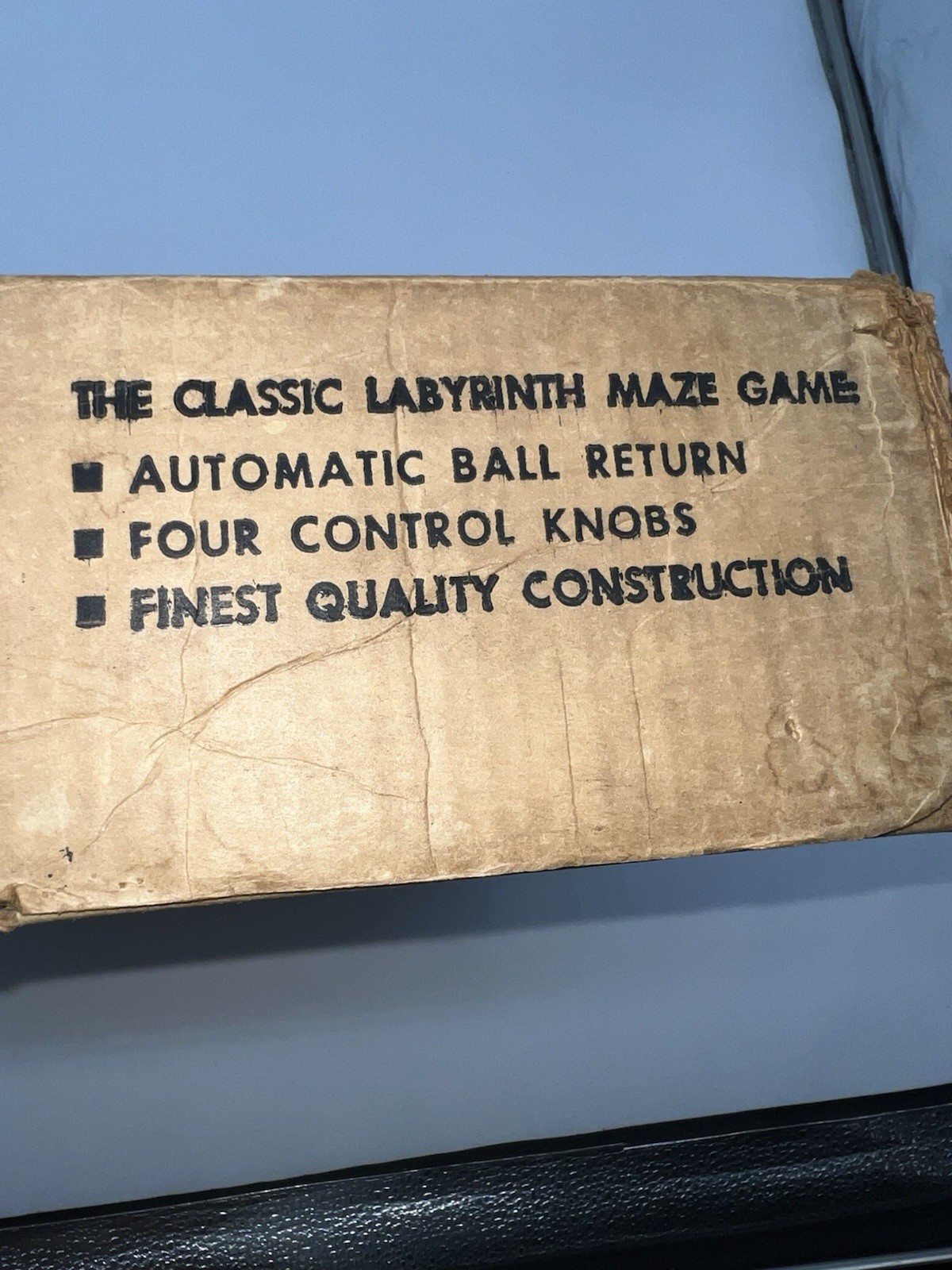 Vintage 60’s Tilt Vintage Space Maze Marble Game Original Box Labyrinth