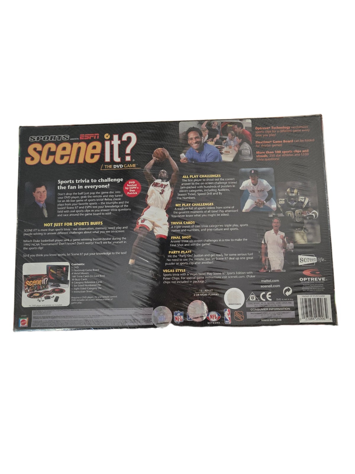 Scene It DVD Game Lot Sports ESPN Music Edition Sealed New Complete Board Games