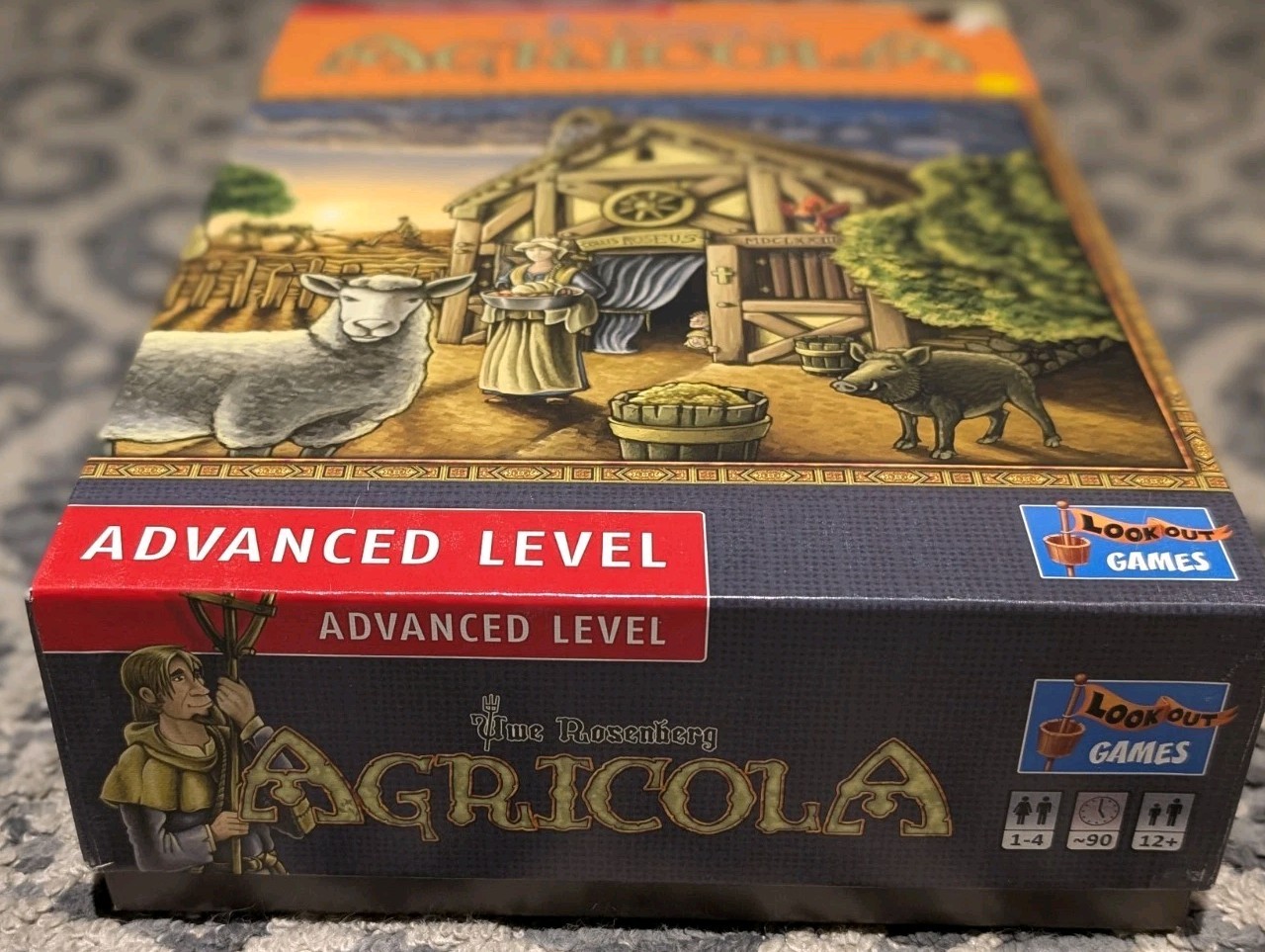 Agricola Board Game Advanced Level Open and Complete