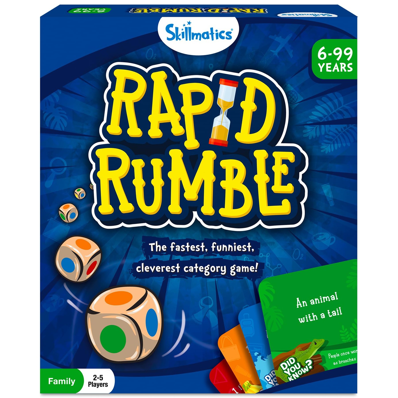 Fast Paced Family Board Card Game for Kids Teens Adults Ages 6 and Up