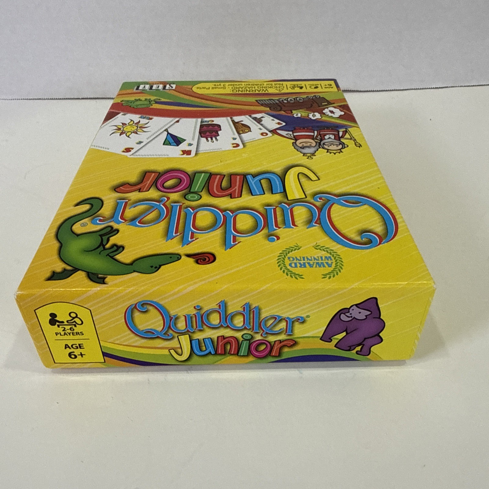 Quiddler Junior Set Enterprises Inc Game COMPLETE Ages 6+ Word Game Vocabulary