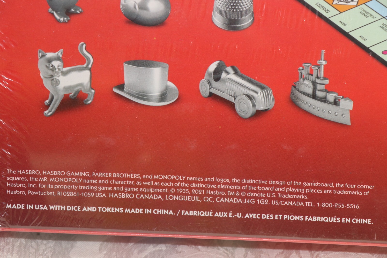 Hasbro Monopoly Token Vote Edition Board Game NEW SEALED