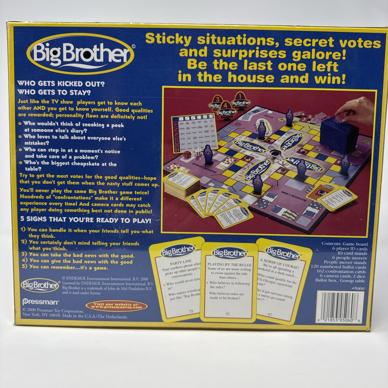 Big Brother Board Game SEALED Pressman Classic Reality TV Show