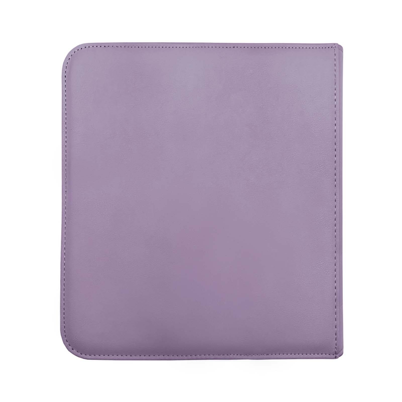 Ultra Pro E-15742 Pro-12 Pocket Zippered Binder-Purple ys/m, Purple