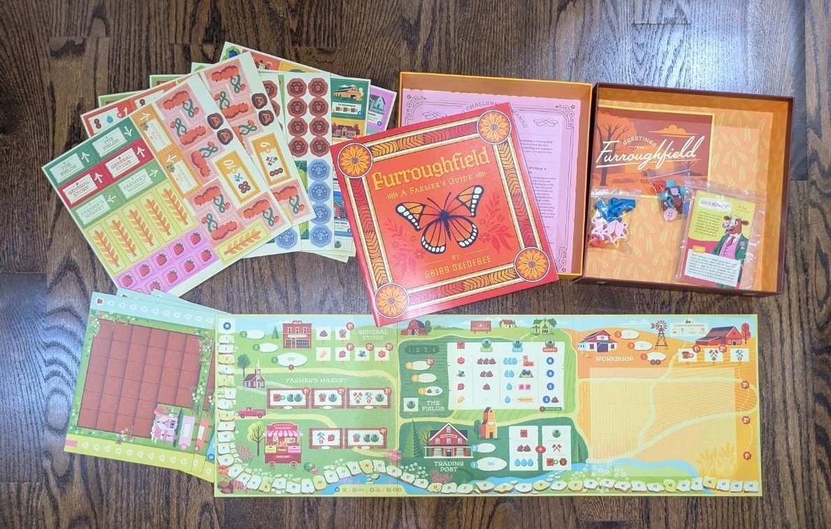 Keymaster Harvest Fantastically Fun Furfilled Farming Affair Board Game Unplayed
