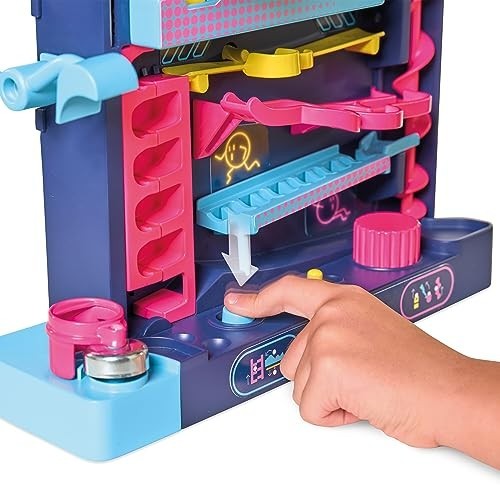 Vertical Marble Maze Game – Screwball Scramble Challenge for 1-4 Players, Ages 5
