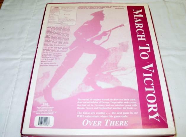 GRD game – March to Victory – West Front 1914-1916 (UNPUNCHED) Color Box Edition