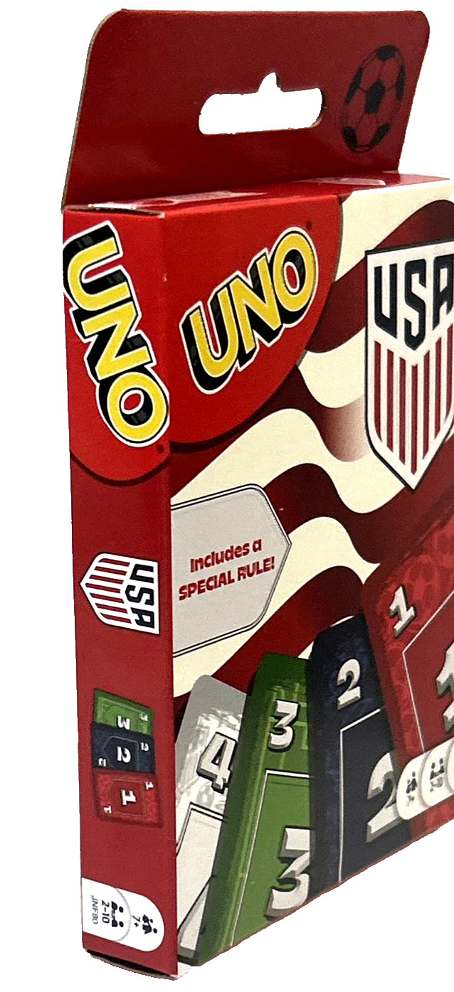 UNO US Men’s National Team 2026 World Cup Year Card Game for Kids & Family