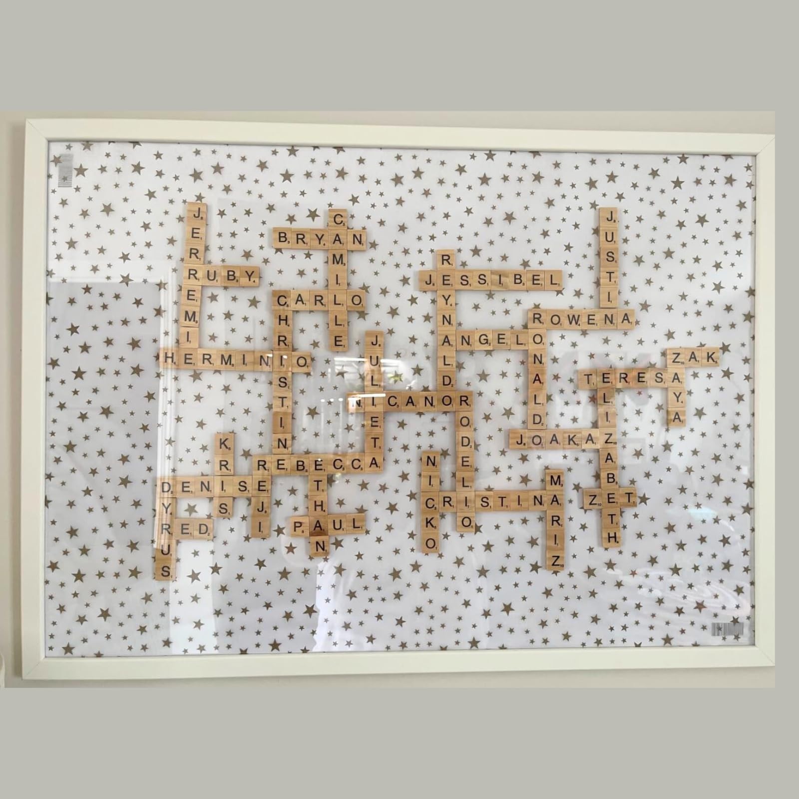 1000PCS Wood Scrabble Letters Wood Letter Tiles A-Z Capital Letters for Craft…
