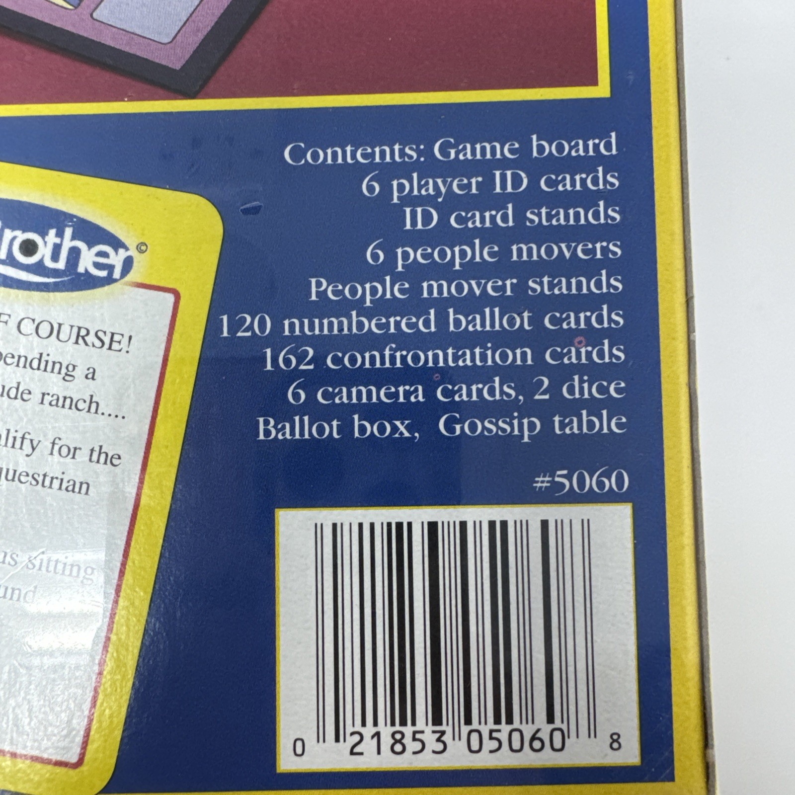 Big Brother Board Game SEALED Pressman Classic Reality TV Show