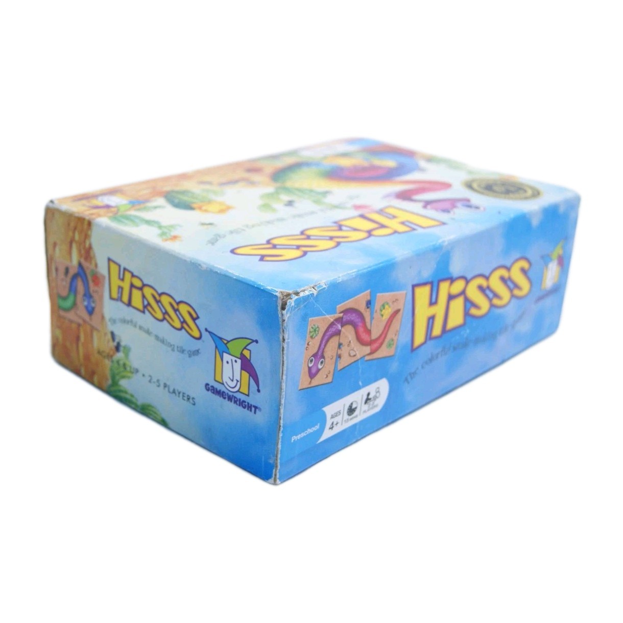 HISSS The Colorful Snake Making Tile Matching Game 2016 Gamewright Complete