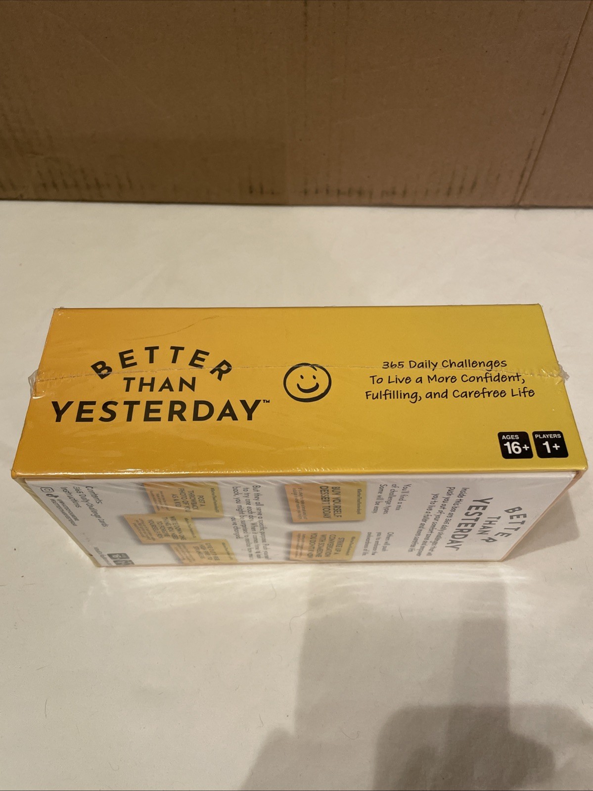 NEW Better Than Yesterday 365 Daily Challenges Life Fulfilling Game Sealed
