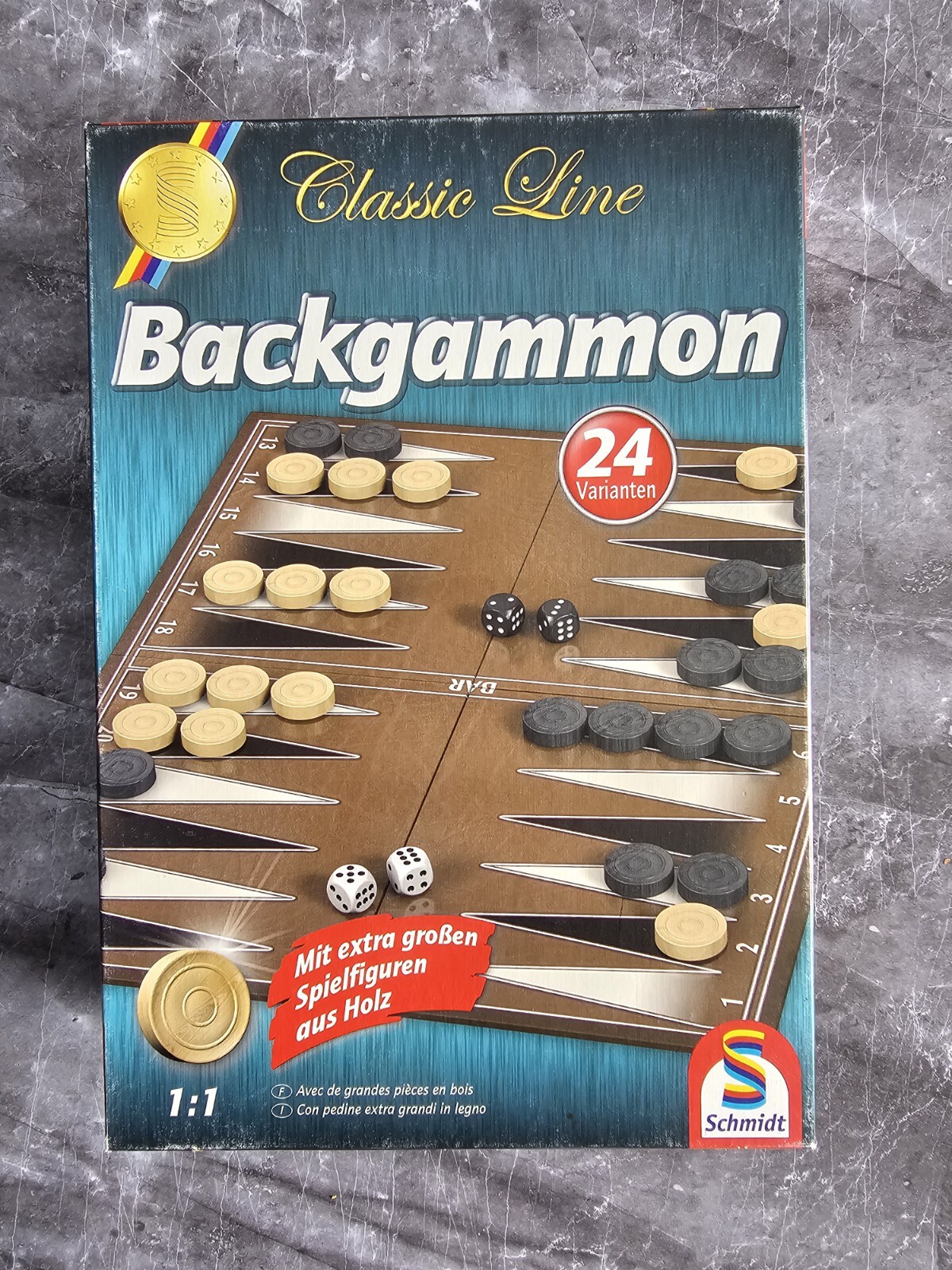 XXXX Backgammon Classic Line, Schmidt, Game, COMPLETE