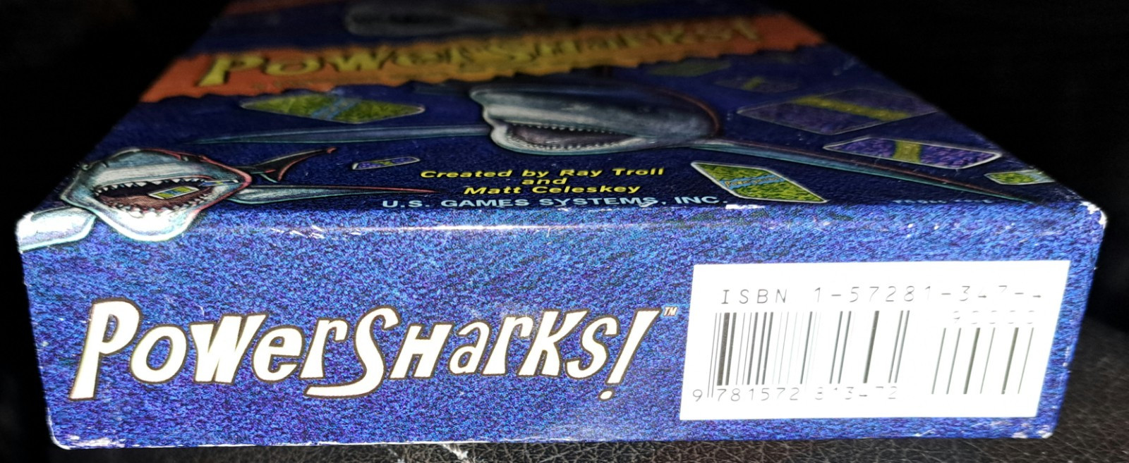 Powersharks! Card Game – US Games Systems Complete With Stickers and Poster