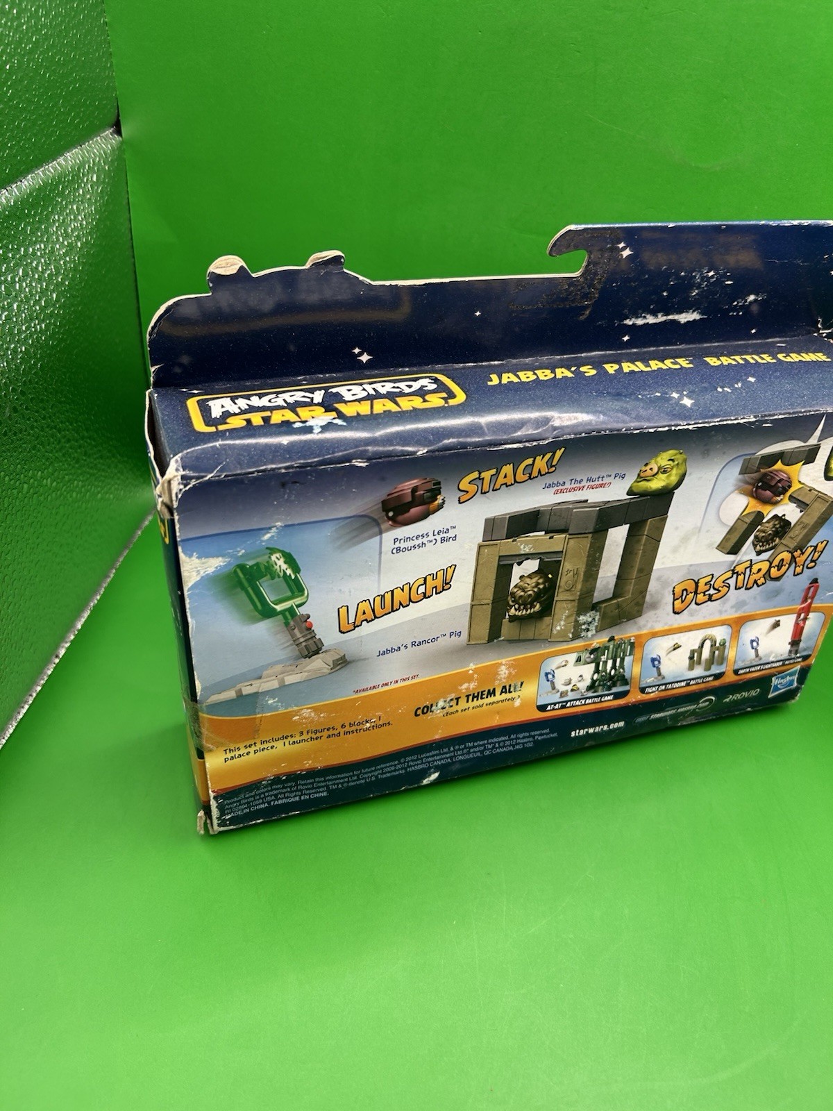 ANGRY BIRDS STAR WARS JABBA’S PALACE BATTLE GAME HASBRO 2012